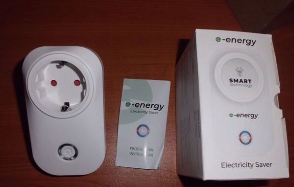 Photo de la prise, expérience de l'utilisation de E-Energy
